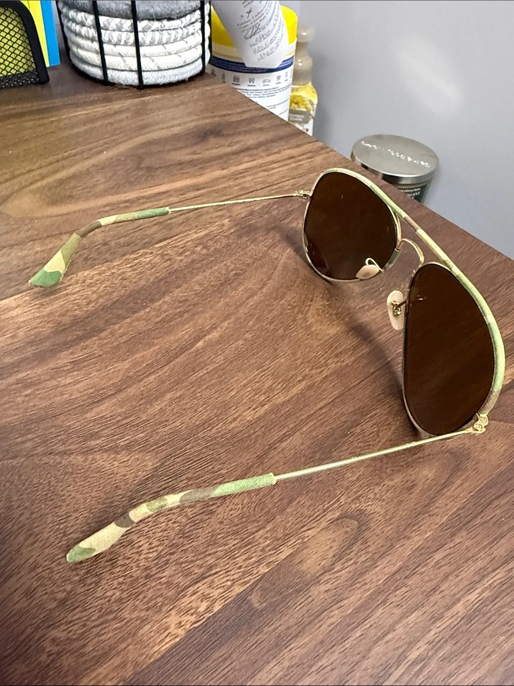 Ray-Ban camo  Aviator Sunglasses with Brown Lenses